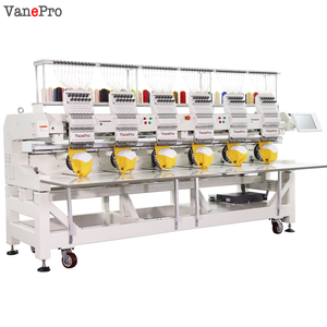 Macchina da Ricamo VanePro a Sei Teste ad Alta Velocità 1200RPM, 12/15 Aghi, Macchinario per Abbigliamento - Product Image 1