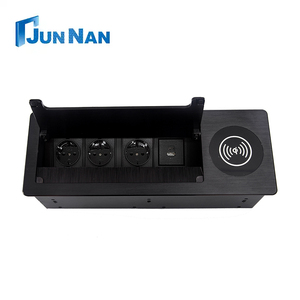 Hiện đại sạc thông minh cắm phổ ổ cắm nhôm 3 cửa hàng <span class=keywords><strong>USB</strong></span> Cổng ổ cắm điện - Product Image 5