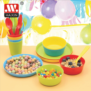 New Fashionable Kitchen Useful 24pcs <strong>Dinner</strong> <strong>Set</strong> <strong>Plastic</strong> Cutlery <strong>Set</strong> with Cups and Spoon Fork <strong>Set</strong> - Product Image 6