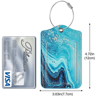 Étiquette d'identification de bagage personnalisée pour valises, Protection de la vie privée, marqueur d'étiquette de valise de voyage pour sac à bagages