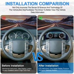 Navihua <b>for</b> Land Rover Range Rover Sport Discovery 3 2005-2009 <b>Car</b> LCD Dashboard Auto <b>Speedometer</b> Linux System Carplay Cluster - Product Image 4