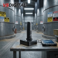 Bâton de patrouille RFID V52 125KHz, lecture de 120 000 enregistrements, stockage sans fil, synchronisation cloud WiFi, interface Pogo-pin