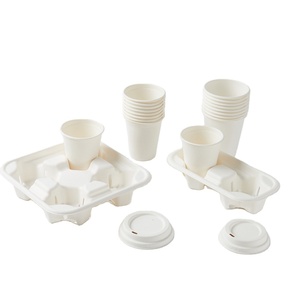 Wholesale Custom Party Supplies Disposable sugarcane Dinnerware Tableware Set Plastic Plates and Cups