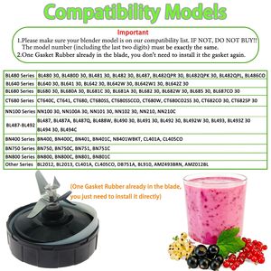 Lames de rechange pour blender à <span class=keywords><strong>7</strong></span> ailettes, compatibles avec les accessoires du couvercle supérieur du blender Nin-ja, pour les modèles Nin-ja Auto <span class=keywords><strong>IQ</strong></span> BL682-30 BL642-30 - Product Image 3