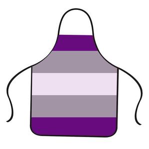 Designed for Greysexual <strong>Pride</strong> Apron Reusable Polyester Fan Gift for Home <strong>Kitchen</strong> Cleaning Unique Kit - Product Image 1