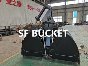 Hydraulic Clam Shell <strong>Bucket</strong> Volume 1.2CBM for Sand Unloading 35 Ton <strong>Excavator</strong> <strong>Bucket</strong> <strong>Claw</strong> - Product Image 3