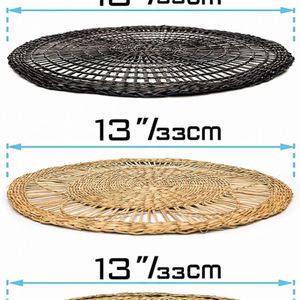 Private Etiketten Wandkörbe Weide Wanddekoration 3er-Set Kürbis-Dekor Wasserhyazinthenhalter für den Innenbereich - Product Image 6