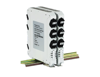 Contrôleur de température en plastique monté sur rail, ODM, entrée PT100, sortie thermocouple 4-20mA 0-5V, indice de protection IP55, communication USB, précision 0,1°C