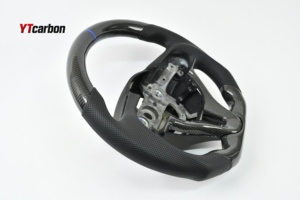 Volant <span class=keywords><strong>de</strong></span> <span class=keywords><strong>direction</strong></span> en fibre <span class=keywords><strong>de</strong></span> carbone véritable personnalisé YTcarbon pour Sportage <span class=keywords><strong>Niro</strong></span> GT, accessoires <span class=keywords><strong>de</strong></span> <span class=keywords><strong>voiture</strong></span> <span class=keywords><strong>de</strong></span> performance - Product Image 4