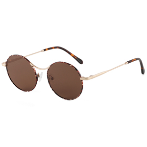 Unisex <b>Round</b> <b>Sunglasses</b> Full Rim Black <b>Frame</b> UV400 Protection Retro Style Adult Casual Wear - Product Image 5