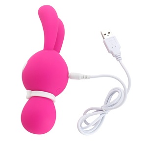 Giocattoli Erotici per Adulti APHRODISIA Coniglietto Carino 3 Motori 10 Funzioni di Vibrazione Silicone Impermeabile 16cm Vibratore USB - Product Image 5