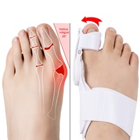 Attelle de séparation des orteils Hallux Valgus, orthèse orthopédique réglable, redresseur des gros orteils, correcteur d'oignon