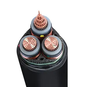 Cable de alimentación de PVC de cobre directo de fábrica Proporcionar cable eléctrico blindado xple yjv22 26/35kv para la construcción