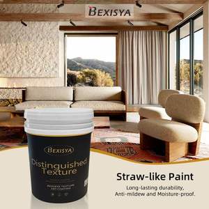 <span class=keywords><strong>Peinture</strong></span> murale extérieure écologique inorganique en forme de paille acrylique pour surfaces en terre battue Revêtement en poudre Imperméable à l'<span class=keywords><strong>humidité</strong></span> - Product Image 5