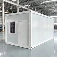 Maison préfabriquée personnalisée à 2 étages en conteneur d'acier, modulaire, pliable, à assemblage rapide, pour dortoirs de travailleurs sur chantier, bureau, cabine