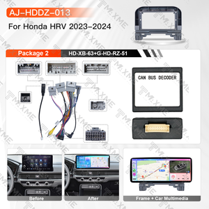 Pantalla de Navegación Android HD de 12.3 Pulgadas Todo en Uno, Marco Base con Arnés de Cableado, GPS, Bluetooth para <span class=keywords><strong>Honda</strong></span> HR-V 2023-2024 - Product Image 3