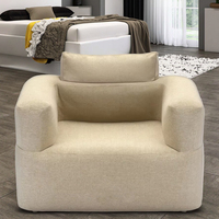Chaise paresseuse pliante moderne et pratique avec pompe électrique intégrée Canapé gonflable en tissu pour l'extérieur pour chambre à coucher
