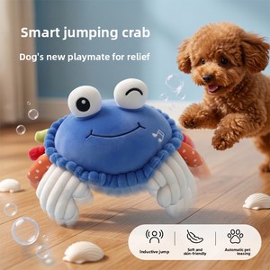 Juguete Educativo Temprano para Niños, Pelota Saltarina del Cangrejo Influencer, el Mismo Estilo que el Éxito de <span class=keywords><strong>TikTok</strong></span>, con Cangrejo que Habla, Canta y Responde al Control por Voz - Product Image 4