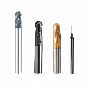 Fresa de extremo esférico rentable para torno CNC, personalizable OEM para acero/SUS/aluminio, diseño antivibración que suprime las vibraciones - Product Image 1