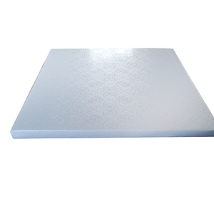 Tabla de tartas de tamaño rectangular resistente a la grasa, cartón blanco corrugado para decoración de tartas de boda - Product Image 1