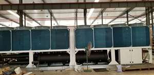 เครื่องทำความเย็นแบบสกรูอุตสาหกรรมแบบกำหนดเองได้ พร้อมสารทำความเย็น R-410A กำลังทำความเย็น 180-1050 กิโลวัตต์ มอเตอร์ทำความร้อนและความเย็น - Product Image 2