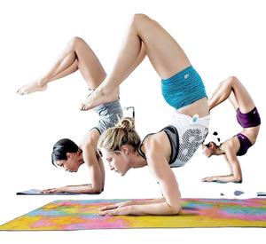 Toalla de mano pequeña antideslizante microfibra sudor seco gimnasio Fitness femenino Yoga - Product Image 1