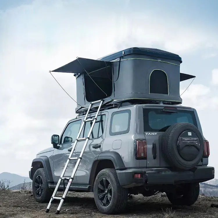 Top Koop Custom Auto Tent Dubbele Self-Driving Tour Suv Auto Reizen Dak Bed Outdoor Hard Shell Geïmporteerd Dak camping Tent