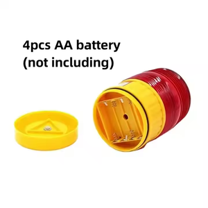 Từ pin khô <span class=keywords><strong>LED</strong></span> cảnh báo giao thông ánh sáng giao thông ánh sáng không thấm nước đèn flash đường Cảnh báo đèn - Product Image 2