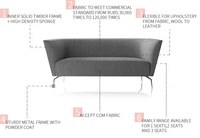Chaise acoustique moderne ensemble de canapés de bureau modulaires en tissu mobilier pour hôtel mobilier scolaire commercial canapé de réception