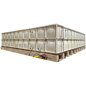 Precio de fábrica Reforzado Modular FRP GRP SMC Depósito de agua de lluvia 1000 10000 100000 Litro Tanque de agua potable de grado alimenticio