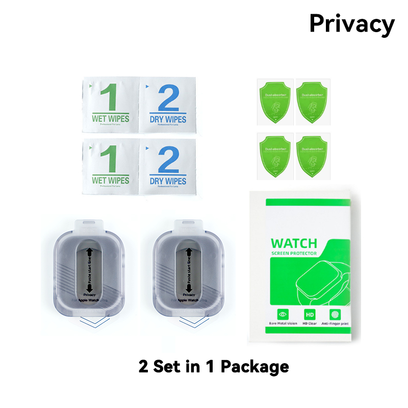 Ensemble de 2 pièces de protection de la vie privée avec emballage