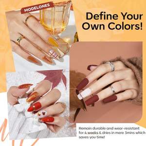 Nouvel ensemble de vernis gel 30 teintes pour l'automne, couleurs <span class=keywords><strong>tendance</strong></span> bordeaux/caramel ambre, OEM/ODM, marque privée, logo personnalisé, vente en gros pour salons - Product Image 5
