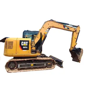 7 tonnes ont utilisé l'excavatrice CAT 307E mini excavatrice de chat 307e machines excavatrice utilisée automatique de chat à vendre