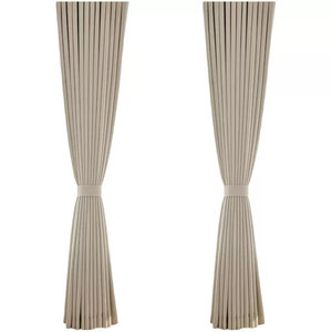 Rideau occultant épais en chenille <span class=keywords><strong>double</strong></span> face 100 % polyester, couleur unie, à œillets, pour maison, hôtel, salon - Product Image 4