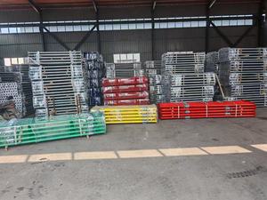 Elettro galvanizzato puntelli in acciaio regolabile in acciaio stile cinese puntelli in metallo di tipo piatto fiore per impalcature e puntellamento - Product Image 4