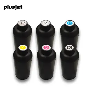 Plusjet 1000 מ "ל גבוהה-end curable dtf דיו עבור epson dx5 dx7 xp600 tx800 uv dtf מדפסת dtf