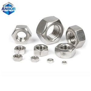 Écrou hexagonal DIN 934 M3-M12 en acier de qualité 8, zingué, pour la construction de machines ANBOR - Product Image 3