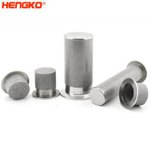 HENGKO 1 Micron 10 Inch Filter 316L RVS Gesinterd Poreus Metaalfilter Gesinterd Inox Filter - Product Image 5