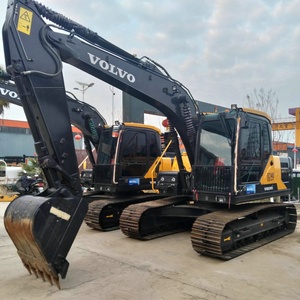 Excavadora de orugas usada Volvo ec140 de marca de gama alta, excavadora de segunda mano original de 14 toneladas a bajo precio en stock - Product Image 2