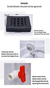 Lujosa Cama de Masaje Eléctrica 2 en 1 Portátil de Acero Inoxidable con Cuero Sintético Acrílico y Enchufe, Lavacabezas para Salón de Belleza y Spa - Product Image 5