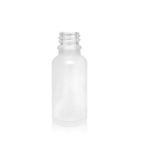 Flacon compte-gouttes en verre ambré givré de 100ml - Product Image 5