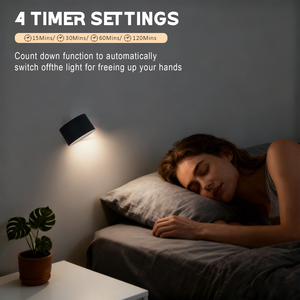 Wholesale Rotatable White Warm Touch Dimmable <b>Wall</b> <b>Mounted</b> Lamp Portable Rechargeable Magnetic Reading Beside Decor <b>Wall</b> Sconce - Product Image 2