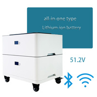 Haute tension 8kw 10kw 12kw 15kw batterie au lithium tout-en-un onduleur triphasé batterie de stockage d'énergie empilée