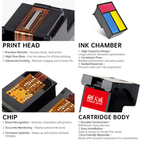 Cetak-Rite 445xl 446xl tinta cartridge kompatibel canon PG-445 CL-446 tinta cartridge warna dan hitam diproduksi ulang