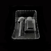 Barquettes d'insertion sous vide en plastique PET transparent personnalisées, jetables, pour l'électronique grand public