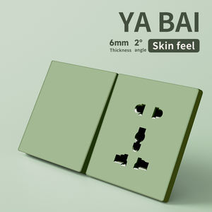 Prêt Stock 1/2/3/4 Gang interrupteur de lumière 13A 20A 45A PC électrique mur universel <span class=keywords><strong>prise</strong></span> prises interrupteurs 220v UK/EU Standard pour - Product Image 6