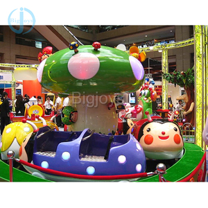 Nouvelle forme mignonne enfants <span class=keywords><strong>parc</strong></span> manèges coccinelle manèges amusement plateau tournant rotatif manèges équipement à vendre - Product Image 3
