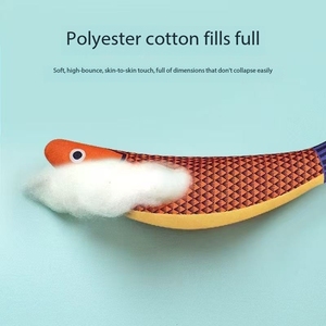All'ingrosso giocattolo da masticare interattivo a forma di pesce spada per animali domestici moderno simulato gatto Saury Sandboxed Catnip incorporato con suono ispirato alla natura - Product Image 4