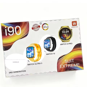 Reloj Inteligente Android <span class=keywords><strong>HiWatch</strong></span> Ultra 2026 de Fábrica, Audífonos Originales I90, Juego de 3 Relojes, <span class=keywords><strong>7</strong></span> Correas, Pantalla TFT de 2.3 Pulgadas, Control Táctil - Product Image 3