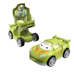 प्रचार खिलौने छोटे विरूपण कार खिलौने स्वचालित परिणत रोबोट मिनी घर्षण कार खिलौना